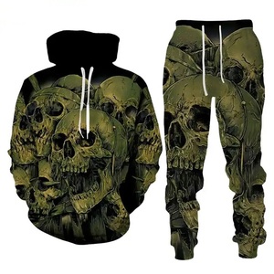 Survêtements de sport à capuche pour hommes OEM, unis, pour le jogging et l'entraînement de course, séchage rapide, respirants, 100 % coton, tenues d'équipe - Product Image 4