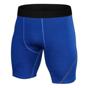 <b>Men</b> <b>Compression</b> <b>Shorts</b> Athletic Workout Stretch Fabric Breathable Moisture Wicking Fitness Training Wear Reasonable <b>Shorts</b> - Product Image 1