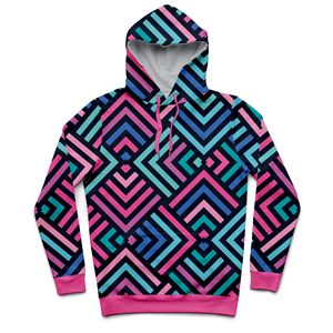 Sweat-shirt à capuche personnalisé imprimé par sublimation en coton 100% premium pour l'hiver, tissu polaire léger, coupe-vent, imperméable - Product Image 5