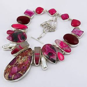 ที่ยอดเยี่ยมหลายหิน925เงินสเตอร์ลิงสร้อยคอเงิน925เครื่องประดับเงินสเตอร์ลิง - Product Image 3