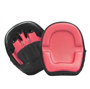 Cibles de frappe en cuir PU noir pour la boxe et le Muay Thai – Équipement de protection lavable et non toxique pour l'entraînement au coup de poing et aux arts martiaux - Product Image 2