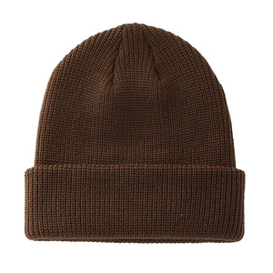 Bonnet tricoté 100 % acrylique tendance, personnalisé en usine, faible MOQ, pour homme et femme - Product Image 3