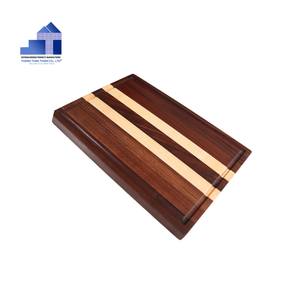 Handmade Wooden Cutting Board With Checkerboard Design For Kitchen Use - Product Image 3