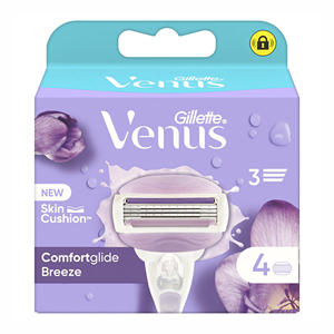 Repuestos de Cuchillas para Afeitar Gillette VENUSS Extra Smooth para Hombre, Paquete de 6, Diseñadas para un Afeitado Preciso y Suave, Azul Claro - Product Image 3