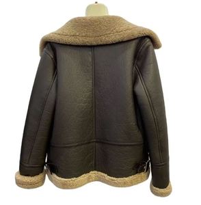 Leather Motorbike <b>Jackets</b> <b>Racing</b> Zip up <b>Racing</b> <b>Jacket</b> Motorbike <b>jacket</b> with Flame-Retardant Protection Padded Shoulders - Product Image 5