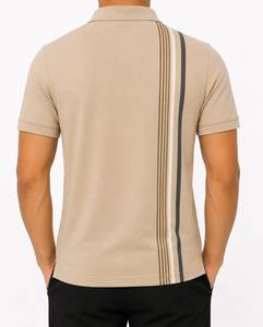 Polo pour homme en gros, design color block, personnalisation de marque, club sportif, golf, tennis, entraînement, séchage rapide, respirant - Product Image 5