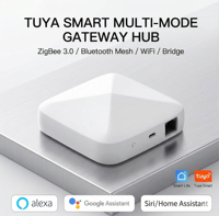 Gateway Multimodo Tuya OLED ZigBee 3.0, Hub Mesh, Puente Inalámbrico, Compatible con Alexa, Google Home y Smart Life