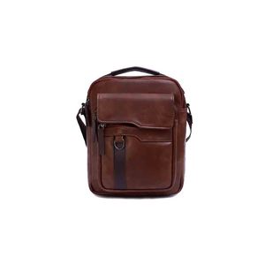 Sac messager vintage en cuir véritable pour homme, grand, durable, de haute qualité, fermeture à boucle, sangle réglable, utilisation quotidienne toutes saisons - Product Image 2