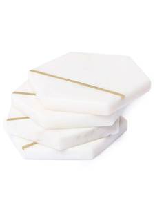 Best Selling Design Marble Coaster Stone Coaster Wood Marble Coaster Stone and Coaster Tea Place Mats At low factory Price - Product Image 2