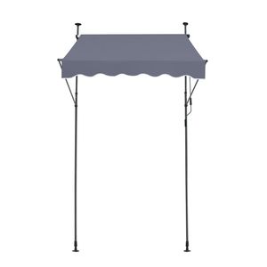 Tenda da Sole Retrattile Manuale con Manovella 59 x 47 Pollici per Patio, Riparo Solare Esterno e Tettoia per Terrazzo, Parasole Regolabile Sunsetter - Product Image 1