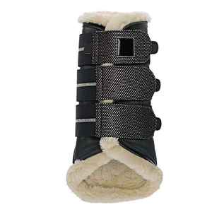 Botas de Protección para Caballos OEM con Logotipo y Talla Personalizados, Material de Poliéster, Estilo Deportivo, Protección Ecuestre para Patas Delanteras y Traseras - Product Image 1