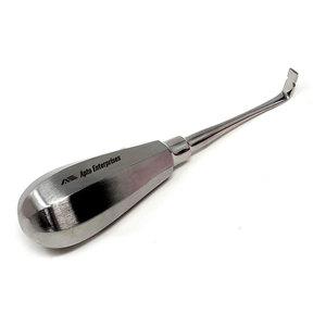 Elevador dental manual, separador de coronas, espaciador, punta curva de 90 grados, acero inoxidable, instrumento hueco para extracción dental - Product Image 1