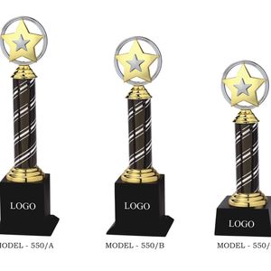 นาฬิกาตั้งโต๊ะทรงดาวทองเหลืองพรีเมียม ดีไซน์หรูหรา สีเงิน น้ำตาล ทอง ชุบทอง เหมาะสำหรับตกแต่งสำนักงาน ของตกแต่งสำนักงานระดับพรีเมียม - Product Image 2