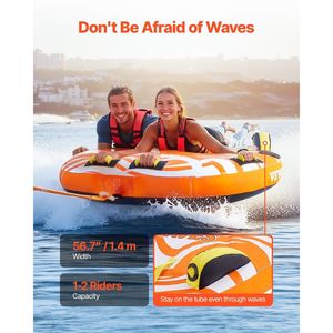 Gommoni Gonfiabili Trainabili per 1-2 Persone, Capacità 340 libbre, Attrezzature per Barche - Product Image 2