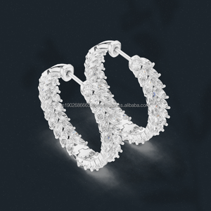 Fontastic Earrings 10K Moissiante EcoFriendly Resin Earrings <b>Handmade</b> <b>Jewelry</b> OEM Wholesale Factory - Product Image 3