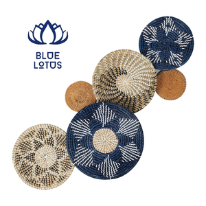 BANDEJA DE SERVIR REDONDA DE PANAL DE MAR NATURAL HECHA A MANO, DE LUJO MODERNO, ECOLÓGICA, PARA EXTERIORES, VENTA MÁS EXITOSA DE BLUE LOTUS FARM - Product Image 1