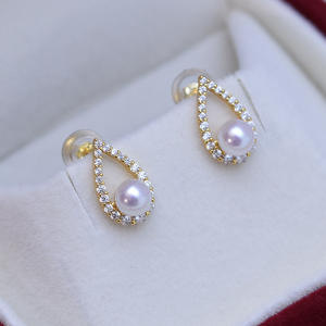 Pendientes de Perlas Blancas de Agua Dulce de 12-13 mm, Plata S925, Edición Coreana Grande, Hebilla para Oreja, Diseño de Cristal con Fuerte Brillo y Pequeñas Imperfecciones - Product Image 2