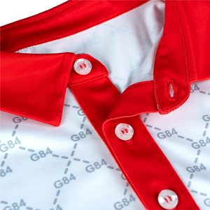 Polo de golf à séchage rapide imprimé de logo personnalisable pour hommes, vêtements de sport en tricot - Product Image 5