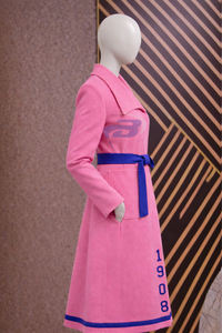 Alfa |   Kapa |   Abrigo de Lana de Alta Calidad para Mujer, Estilo Trench Coat, con Cinturón, de la Hermandad Alpha - Product Image 5