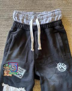 <b>Wholesale</b> Acid Wash <b>Sweatpants</b> High Quality Men's <b>Sweatpants</b> With Pockets Custom Logo Sweat Pants for Men - Product Image 4