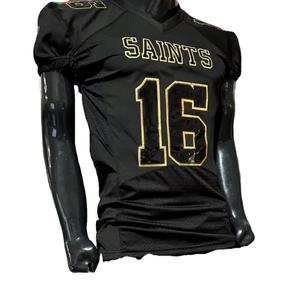 2025 personalizado fútbol americano Jersey pantalón transpirable aparejos sarga bordado corto de talla grande fábrica Pakistán fotos reales vídeos - Product Image 1