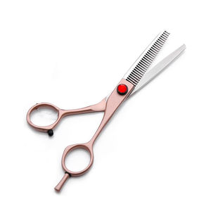 Ciseaux à cheveux en acier inoxydable, outil de barbier durable pour la texturisation et la fusion des cheveux - Product Image 1