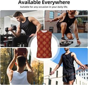 Camiseta sin mangas de secado rápido para hombre, ropa deportiva transpirable de alto rendimiento, chaleco sin mangas para correr, entrenamiento físico - Product Image 5