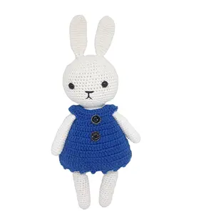 Großhandel handgemachte Häkel spielzeug Baby Kinderspiel zeug Amigurumi Tier puppen Hase Häkel spielzeug Vietnam