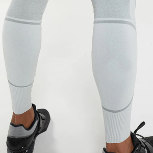 Top Quality Customized <b>Base</b> <b>Layer</b> Workout Leggings Tights Feel Like <b>Skin</b> Elastic Waistband Yoga Leggings Men's Yoga Pants - Product Image 5