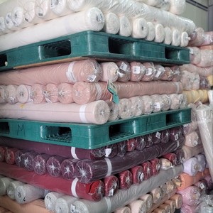 ผ้าฝ้ายเกาหลี 100% ผ้าฝ้ายทอธรรมดา ย้อมสี ผ้าฝ้ายสำหรับทำกางเกง เสื้อแจ็คเก็ต - Product Image 2