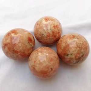 Natural Peach Moonstone <b>Crystal</b> Sphere Handmade Eco-friendly Polished Healing <b>Crystal</b> <b>Ball</b> Reiki Meditation Gemstone Feng Shui - Product Image 2