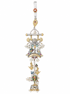 ELVORA GEMS Cadena de Vientre Vintage de Plata 925 con Borla de Perlas de Agua Dulce, Joyería Corporal para Mujer, Modelo ELV065-2, Boda Gujarat - Product Image 4