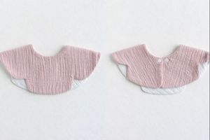 JALBEBE Bavaglino per Neonati in Mussola di Cotone Morbido con Chiusura a Bottone, Ecologico, Antibatterico, Unisex, Lavabile, per Tutti i Neonati - Product Image 5