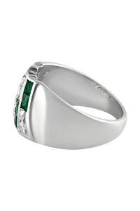 แหวนเพชรและทับทิมเงินแท้ 92.5 รุ่น KLSR-11429 - Product Image 4