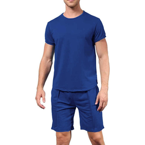 Men 2 Piece Outfit Manufacturer Cotton T Shirt Cargo Shorts Summer Casual OEM ODM Bulk Wholesale - Product Image 2