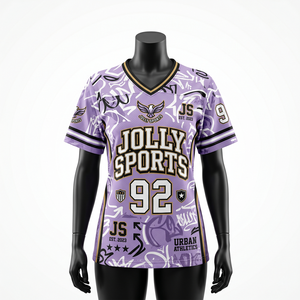 Womens Football Jersey 180 GSM Premium Polyester <b>Mesh</b> Pink Black White Custom Rhinestone Sublimation Logo Women Football Jersey - Product Image 5
