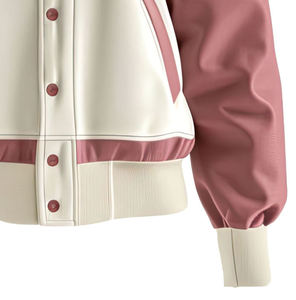Chaqueta de Cuero Genuino para Mujer, Diseño Moderno, Tejida en Piel de Vacuno, con Logotipo Personalizado, Estilo Rock, Resistente al Viento, Transpirable, con Cierre de Cremallera - Product Image 5