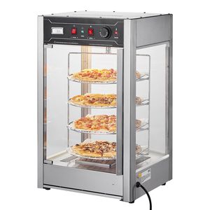 Scaldapizza Commerciale da 14 Pollici a 4 Livelli con Riscaldamento a Vapore Rotante e Controllo Automatico della Temperatura 29°C~80°C - Product Image 1