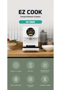 Olla para Ramen EZ COOK IH5600, 4 Minutos, Calidad de Restaurante, Versátil, Automática, para Freír Fideos, Fácil de Limpiar, Duradera, Rápida - Product Image 5