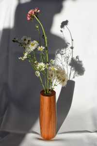 Juego de Jarrones de Madera Hechos a Mano para Flores, Estilo Minimalista, Madera Natural Ecológica, para Decoración del Hogar y Bodas - Product Image 3