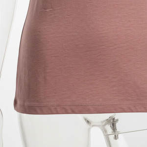 Chemisiers à manches courtes boutonnés pour femmes, col en V, couleur unie, coupe ample décontractée, t-shirt confortable en tissu de coton. - Product Image 5