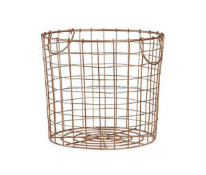 ตะกร้าลวดโลหะทนทานแบบเปิดด้านบนสำหรับจัดเก็บในครัว ผลไม้ และผัก - Product Image 3