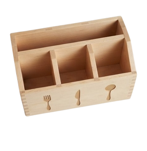 Home <b>Storage</b> Organizers Kitchenware Wooden Caddy Wooden <b>Storage</b> <b>Units</b> Shelves <b>Storage</b> Caddy - Product Image 2
