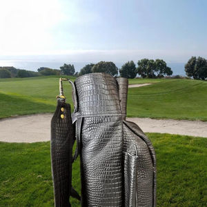 Bolsa de Golf Elegante Hecha a Mano de Cuero PU de Diseño Tradicional de Alta Calidad con Gran Capacidad y Peso Ligero - Product Image 4
