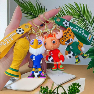 Llavero Colgante Personalizado de Silicona y Acero Inoxidable Ecológico con Diseño de Dibujos Animados Judy Animal City, Impresión UV, Duradero y No Tóxico - Product Image 1