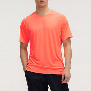 เสื้อยืดผู้ชายคอโอ แขนสั้น สีพื้น ผ้าฝ้าย 100% ดีไซน์ใหม่ปี 2026 คุณภาพสูง สไตล์สตรีทแวร์สำหรับฤดูร้อน ขายส่งราคาดีที่สุด - Product Image 2