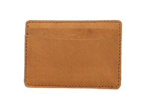 Portefeuille court vintage en cuir véritable pour homme avec fermeture à rabat et poche pour cartes de crédit - Product Image 4