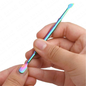 Empujador de Cutículas Profesional de Acero Inoxidable de Doble Punta para Manicura, Pedicura, Salón y Cuidado de Uñas en Casa, Herramienta Raspadora de Uñas - Product Image 6