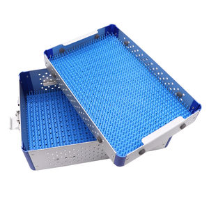 Caja de Esterilización Manual de Acero Inoxidable para Instrumentos Quirúrgicos, Ajuste Universal, Certificación CE, Reutilizable, Uso General en Cirugía - Product Image 6