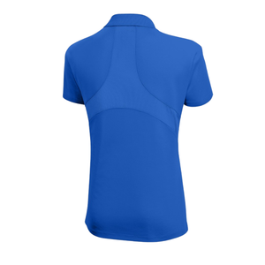 Polo en maille respirante pour femme, avec broderie du blason, manches courtes, col, vêtements de sport de golf performants - Product Image 2